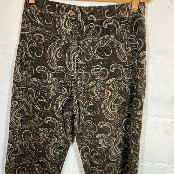 Vintage Paisley Print Pants - Picture 4 of 9